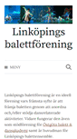 Mobile Screenshot of linkopingsbalettforening.se